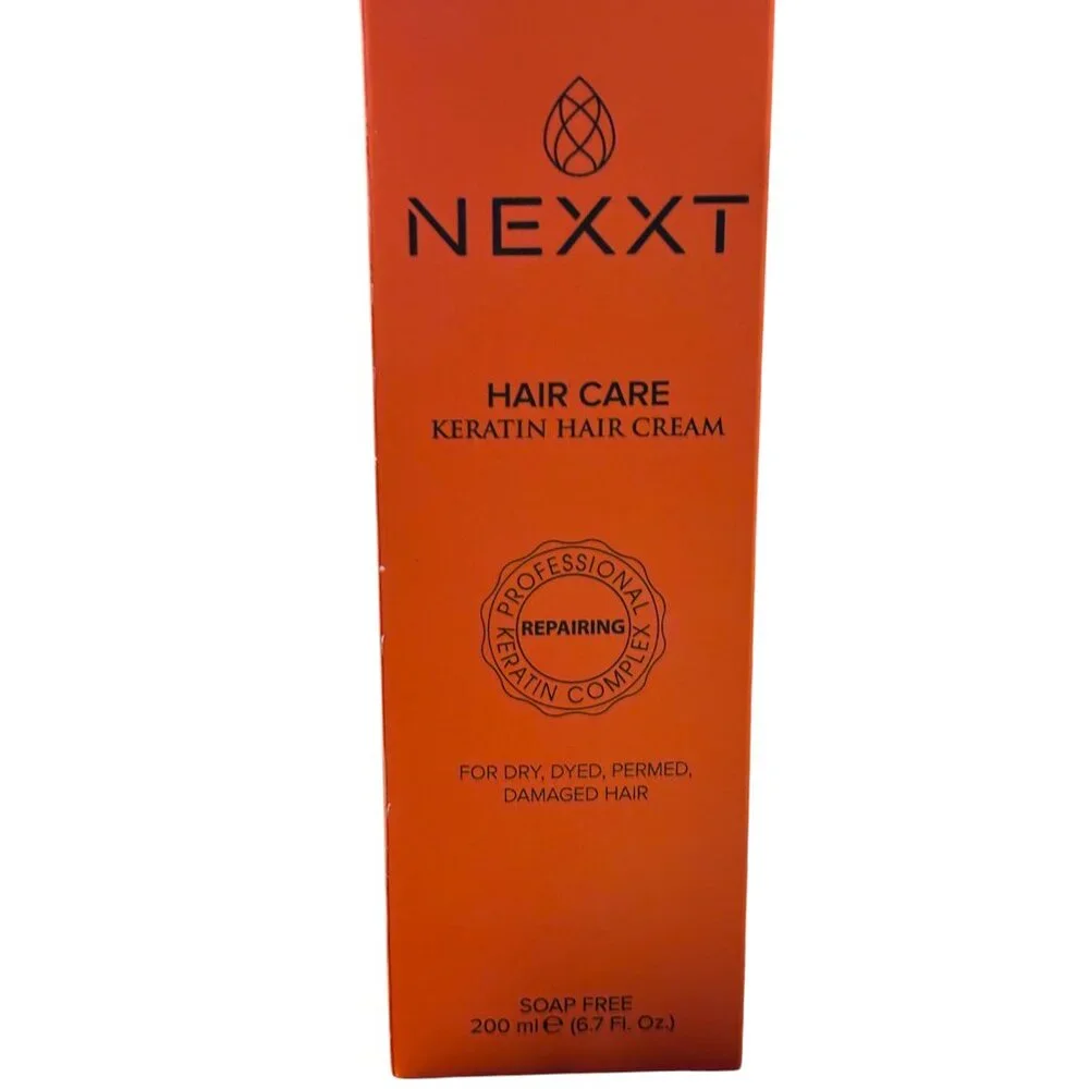 NEXXT Hair Care Keratin Hair Cream for Repair Dry, Dyed, Permed Damaged Hair NIB